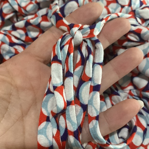 ❌SOLD❌Diane Von Furstenberg Denisha Spotted Print Hooded Romper🤍💙 - Picture 10 of 15